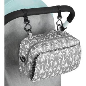 imageAccmor Stroller Organizer Universal Stroller Organizer with Insulated Cup Holder Pocket Dual Purpose Large Capacity Stroller Bag Caddy Stroller Accessories Fits for Uppababy Doona Nuna StrollersArrow