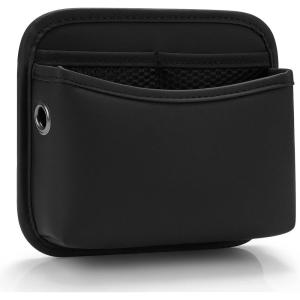 imageAccmor Universal Car Side Pocket Organizer PU Leather Car Pocket Pouch for Car Seat Door Window Console Multifunctional Car Organizer Accessories for Phone Sunglasses Keys Cards blackblack