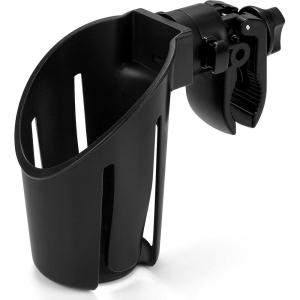imageAccmor Universal Cup Holder Stroller Cup Holder 360 Rotatable Large Caliber Designed Bottle Holder for Stroller Bike Wheelchair Walker Scooter BlackBlack4inch Large Clamp