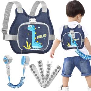 imageToddler Harness Leash  Anti Lost Wrist Link Accmor Kids Harnesses Children Leashes for Girls Cute Deer Baby Walking Holder AntiLost Bracelet Strap Tether for Outdoor Keep Kids Close PinkNavy Blue