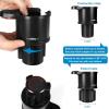 imageAccmor Universal Car Cup Holder Expander Adapter with Adjustable Base Car Cup Holder Expander OrganizerWater Bottle Holders for Automobile
