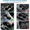 imageAccmor Universal Car Cup Holder Expander Adapter with Adjustable Base Upgraded Car Cup Holder Expander Compatible with Yeti Hydro Flasks Camelbak Nalgene Fits Less Than 551quot Large Bottles ampamp Mugs