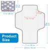 imageAccmor Portable Diaper Changing Pad Waterproof Baby Changing Mat Foldable Travel Diaper Changing Pads for BabyCloud