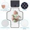 imageAccmor Portable Diaper Changing Pad Waterproof Baby Changing Mat Foldable Travel Diaper Changing Pads for BabyGeometry