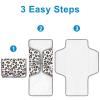 imageAccmor Portable Diaper Changing Pad Waterproof Baby Changing Mat Foldable Travel Diaper Changing Pads for BabyLeopard print