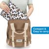 imageAccmor Portable Diaper Changing Pad Waterproof Baby Changing Mat Foldable Travel Diaper Changing Pads for BabyLeopard print