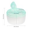 imageAccmor Baby Formula Dispenser On The Go Formula Container to Go NonSpill Rotating ThreeCompartment Formula Dispenser and Snack Storage Container for Infant Toddler TravelingBlue