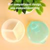 imageAccmor Baby Formula Dispenser On The Go Formula Container to Go NonSpill Rotating ThreeCompartment Formula Dispenser and Snack Storage Container for Infant Toddler TravelingBlue