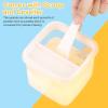 imageAccmor Formula Dispenser On The Go Formula Container to Go Portable Milk Powder Kids Snack Container with Scoop for Infant Toddler Travel Outdoor PicnicWhite