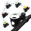 imageAccmor Stroller Cup Holder Universal Cup Holder for Uppababy Nuna Doona Strollers 360 Rotatable Large Caliber Drinks Holder for Stroller Bike Wheelchair Walker Scooter