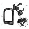 imageAccmor Stroller Cup Holder with Phone Holder Foldable Universal Cup Holder 360  Rotatable Bottle Holder for Stroller Bike Wheelchair Walker ScooterBlack1pc