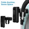 imageAccmor Stroller Cup Holder with Phone Holder Foldable Universal Cup Holder 360  Rotatable Bottle Holder for Stroller Bike Wheelchair Walker ScooterFoldablePhone Holder