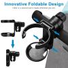 imageAccmor Stroller Cup Holder with Phone Holder Foldable Universal Cup Holder 360  Rotatable Bottle Holder for Stroller Bike Wheelchair Walker ScooterFoldable