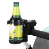 imageAccmor Stroller Cup Holder with Phone Holder Foldable Universal Cup Holder 360  Rotatable Bottle Holder for Stroller Bike Wheelchair Walker ScooterFoldable