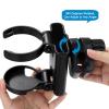 imageAccmor Stroller Cup Holder with Phone Holder Foldable Universal Cup Holder 360  Rotatable Bottle Holder for Stroller Bike Wheelchair Walker ScooterFoldablePhone Holder