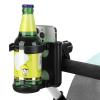 imageAccmor Stroller Cup Holder with Phone Holder Foldable Universal Cup Holder 360  Rotatable Bottle Holder for Stroller Bike Wheelchair Walker ScooterFoldablePhone Holder