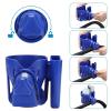 imageAccmor Universal Cup Holder Stroller Cup Holder with Phone Holder 360 Rotatable Large Caliber Designed Bottle Holder for Stroller Bike Wheelchair Walker ScooterBlueCup Phone Holder