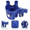 imageAccmor Universal Cup Holder Stroller Cup Holder with Phone Holder 360 Rotatable Large Caliber Designed Bottle Holder for Stroller Bike Wheelchair Walker ScooterBlueCup Phone Holder