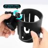 imageAccmor Universal Walker Cup Holder Wheelchair Cup Holder with Phone Holder 360 Rotatable Bottle Holder for Wheelchair Walker Rollator Mobility ScooterCup HolderBlack