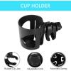 imageAccmor Universal Walker Cup Holder Wheelchair Cup Holder with Phone Holder 360 Rotatable Bottle Holder for Wheelchair Walker Rollator Mobility ScooterCup HolderBlack