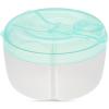 imageAccmor Baby Formula Dispenser On The Go Formula Container to Go NonSpill Rotating ThreeCompartment Formula Dispenser and Snack Storage Container for Infant Toddler TravelingBlue