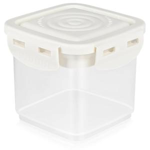 imageAccmor Formula Dispenser On The Go Formula Container to Go Portable Milk Powder Kids Snack Container with Scoop for Infant Toddler Travel Outdoor PicnicWhite