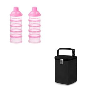 imageAccmor Formula DispenserInsulated Baby Bottle Breastmilk Cooler Bag for On The Go