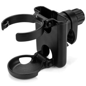imageAccmor Stroller Cup Holder with Phone Holder Foldable Universal Cup Holder 360  Rotatable Bottle Holder for Stroller Bike Wheelchair Walker ScooterFoldablePhone Holder