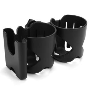 imageAccmor Universal Cup Holder Stroller Cup Holder with Phone Holder 360 Rotatable Large Caliber Designed Bottle Holder for Stroller Bike Wheelchair Walker ScooterDouble HolderPhone Holder