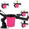 imageAccmor Bike Cup Holder Bike Water Bottle Holders Universal Bar Drink Cup Can Holder for Bicycles Motorcycles Scooters BlackBlack Pink