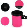imageAccmor Bike Cup Holder Bike Water Bottle Holders Universal Bar Drink Cup Can Holder for Bicycles Motorcycles Scooters BlackBlack Pink