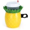 imageAccmor Bike Cup Holder Bike Water Bottle Holders Universal Bar Drink Cup Can Holder for Bicycles Motorcycles Scooters BlackYellow Pineapple