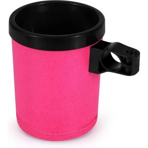 imageAccmor Bike Cup Holder Bike Water Bottle Holders Universal Bar Drink Cup Can Holder for Bicycles Motorcycles Scooters BlackBlack Pink