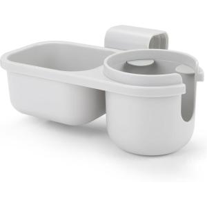 imageAccmor Child Cup Holder Snack Tray for Convertible Car Seats Universal Child Cup Holder Compatible with Most Baby Car Seat ModelsGray