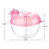 imageAccmor Baby Formula Dispenser for OnTheGo Feedings ThreeCompartment NonSpill Formula Container to Go Snack Milk Powder Dispenser for Traveling with Infant Toddler Pink 2 PackPink