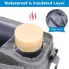 imageAccmor Universal Stroller Organizer with Insulated Cup Holder and Shoulder Strap Stroller Caddy Bag Stroller Cup Holder Attachment for Uppababy Baby Jogger Britax Strollers BlackGrey