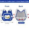 imageAccmor Toddler Harness Leash Cute Excavator Child Walking Harness Tether Wristband Assistant Strap Belt Protector for Baby Boys Collapsible Kids Leash  Anti Lost Wrist Link for Outdoor Travel BlackDark Blue