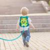 imageToddler Harness Leash with Anti Lost Wrist Link Accmor Kids Dinosaur Harnesses Leashes Cute Triceratops Kids Walking Wristband Assistant Strap Belt for Parent Baby Boys Outdoor ActivityBlue