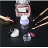 imageAccmor 10 Pieces Makeup Travel Containers with Lids 35101520 Gram Size Cosmetic Jars with 5 Pieces Mini Spatulas for Gift Makeup Sample ContainerWhite ampamp PinkBlackClear