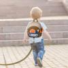imageAccmor Toddler Leash Backpack Cute Excavator Child Bag Harness with Anti Lost Wrist Link Kid Walking Back Pack Mini Rucksack with Restraints Hand Strap Tether for Baby Boys Outdoor TravelingKhakiBrown