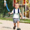 imageAccmor Toddler Leash Backpack Cute Excavator Child Bag Harness with Anti Lost Wrist Link Kid Walking Back Pack Mini Rucksack with Restraints Hand Strap Tether for Baby Boys Outdoor TravelingBlueGreen