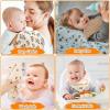 imageAccmor 2pcs Formula Dispenser 10 pcs Muslin Baby Bandana Drool Bibs Set
