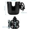 imageAccmor Stroller Cup Holder Bike Cup Holder Universal Cup Phone Holder for Uppababy Nuna Doona Strollers Cup Holder for Stroller Bike Wheelchair WalkerCup Phone HolderStrap