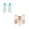 imageAccmor 2pcs Formula Dispenser 10 pcs Muslin Baby Bandana Drool Bibs Set