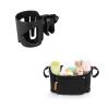 imageAccmor Universal Stroller Cup Holder  Stroller Organizer Set Stroller Caddy Bag Cup Holder Attachment Organizer for Uppababy Baby Jogger Britax Strollers