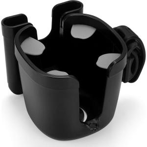 imageAccmor Stroller Cup Holder Bike Cup Holder Universal Cup Phone Holder for Uppababy Nuna Doona Strollers Cup Holder for Stroller Bike Wheelchair WalkerCup Phone HolderStrap