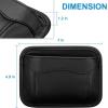 imageAccmor Universal Car Side Pocket Organizer PU Leather Car Pocket Pouch Cell Phone Sunglasses Holder for Car Car Seat Gap Filler Accessories Organizer for Car Seat Door Window Console