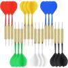 imageAccmor 18 Pack Steel Tip Darts 18 Grams Metal Tip Dart Set Darts Metal Tip Set Metal Darts for Dartboard18