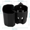 imageAccmor 2in1 Walker Cup Holder with Detachable Storage Holder 360 Rotatable Drinks Holder for Wheelchair Walker Stroller Rollator Bike