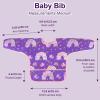 imageAccmor 3 Pack Long Sleeve Bibs Baby Smock Waterproof Sleeved Bib Smock for Baby Toddler 636 MonthsLight Pink UnicornPurple UnicornRed Unicorn 